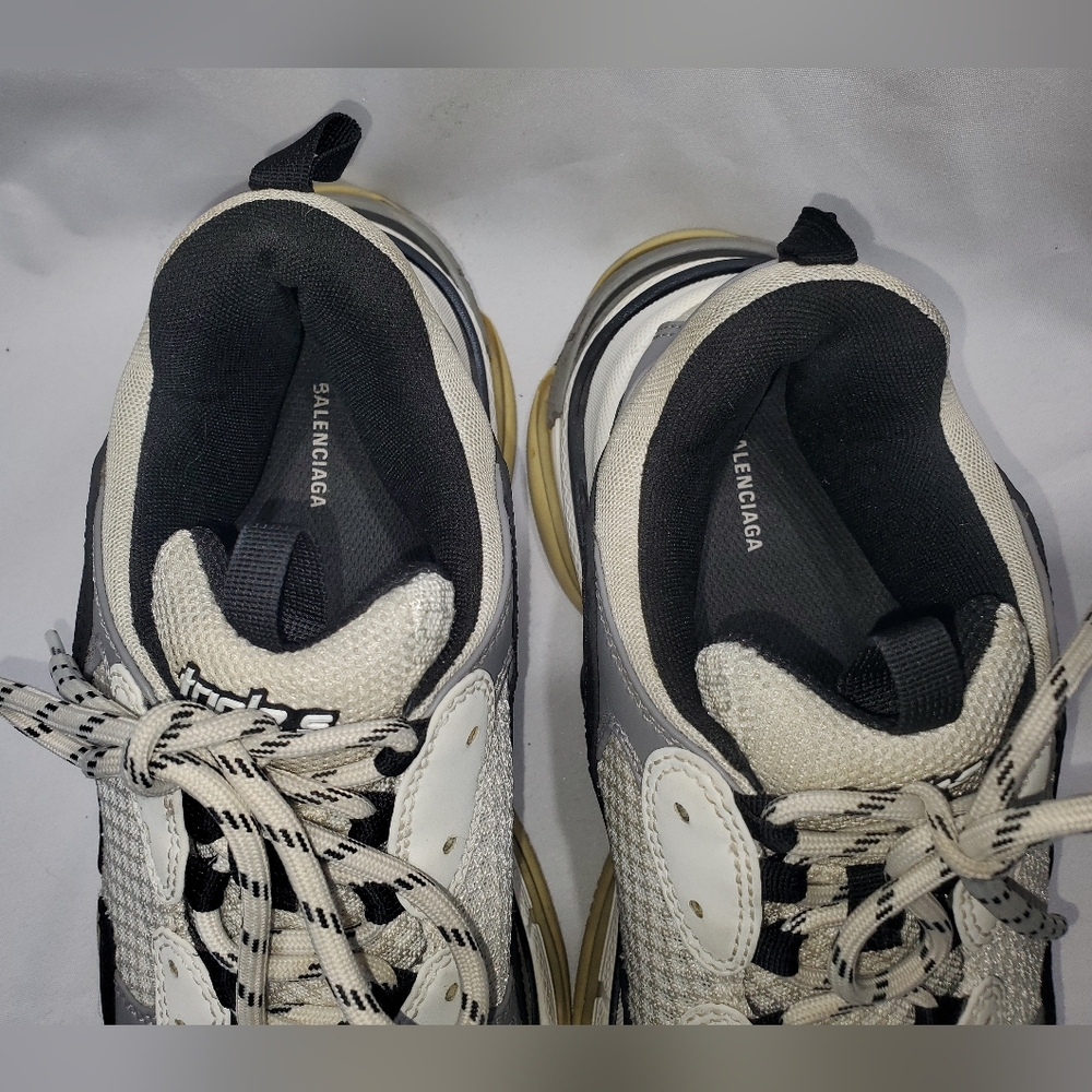 Balenciaga Black White Navy Size 10 (Used) - Picture 6 of 7